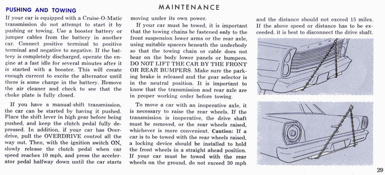 1965 Ford Owners Manual Page 7